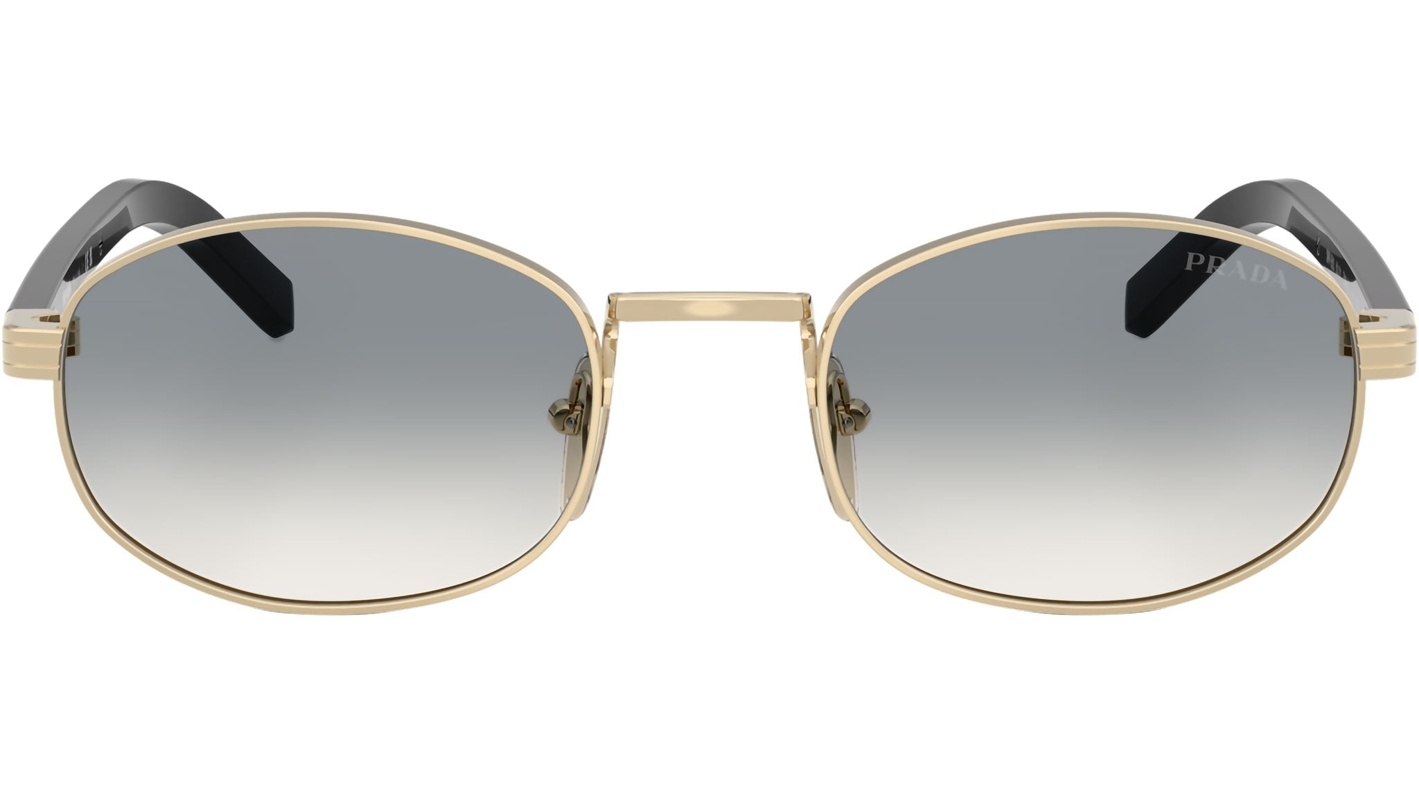 Prada PR B53S (ZVN02C) 52 | Unisex Gri Yuvarlak Güneş Gözlüğü